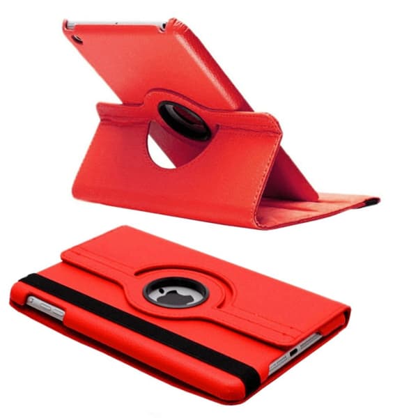 Fodral Ipad Mini / Mini Retina (Mini 2 & 3) Roterande 360° - Röd