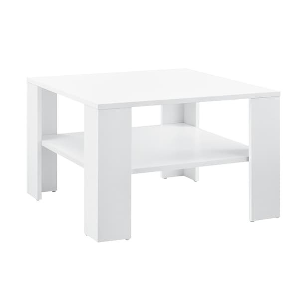 [en.casa]® Soffbord Nitze-60x60x40cm-vit