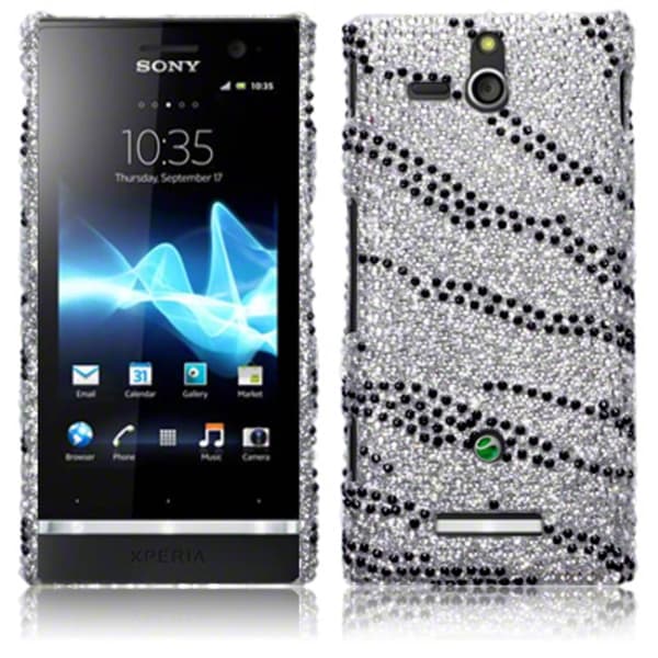 Back Cover Xperia U Diamond Zebra