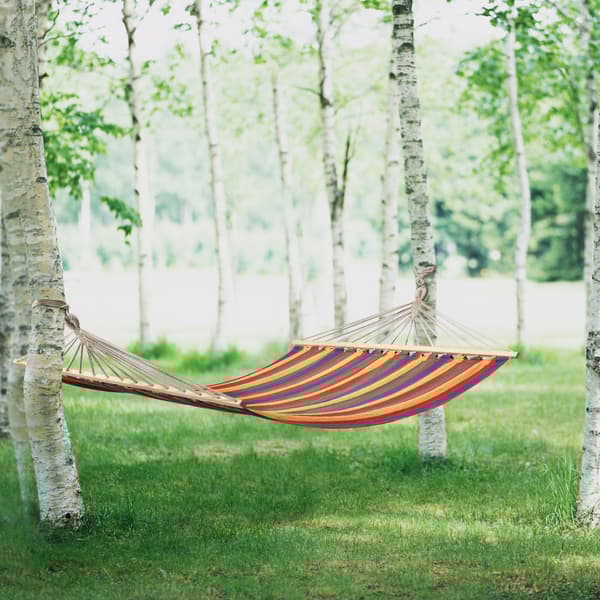 [casa.pro]® Riippumatto - värikäs - 210x150cm - max. 200 kg