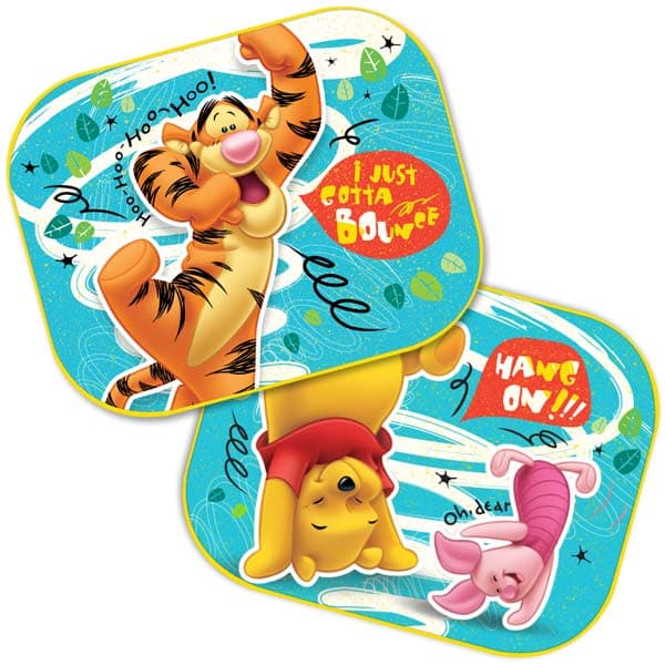 Disney Nalle Puh - Solskydd för Bil 2-Pack
