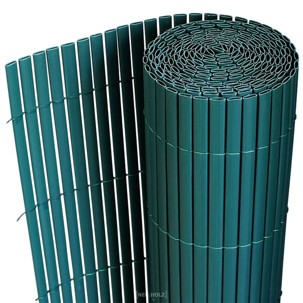[neu.haus]® Insynskydd-staket-PVC-90x300cm-grön