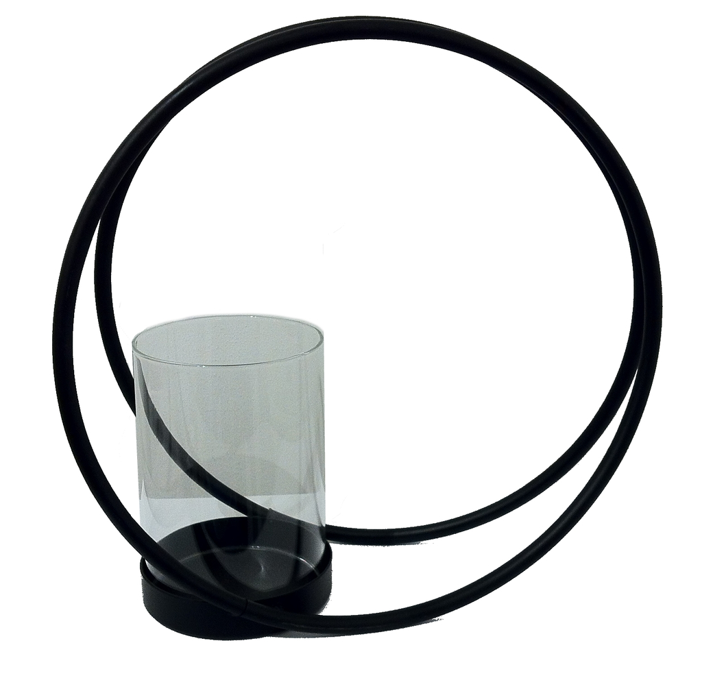 Ljuslykta svart metall 27 cm Ljuslykta svart svart svart metall 27 cm d9fc1e