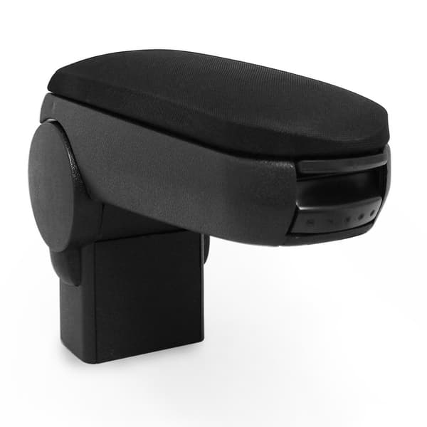 [pro.tec]® Armstöd till Golf IV / Bora / New Beetle med integrerat fack - textil - svart
