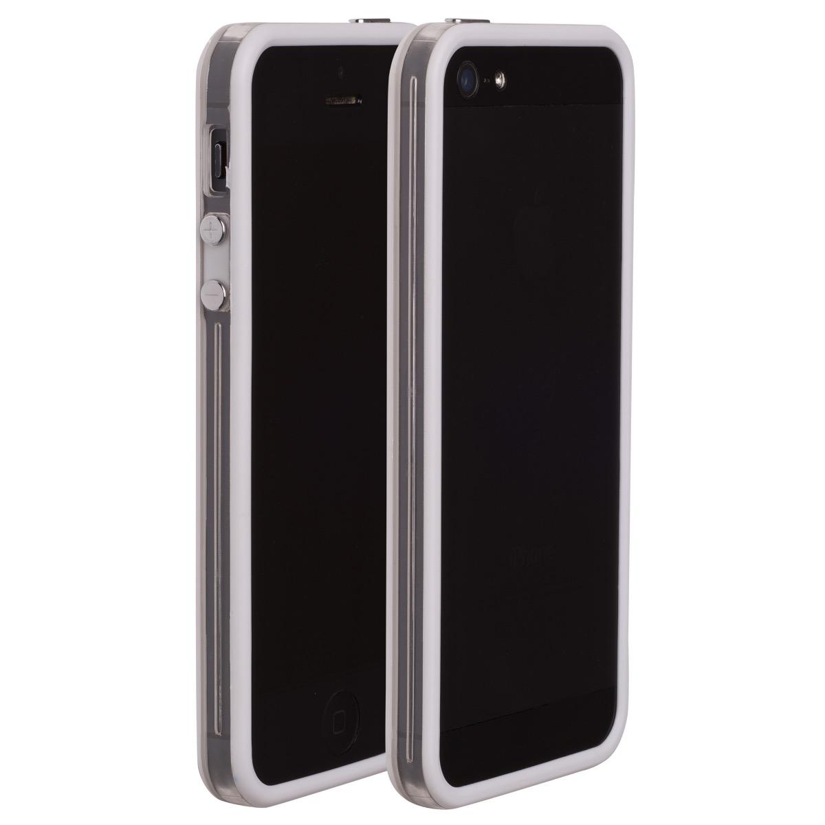 iPhone SE / 5S / 5 plastik bumper (hvid)