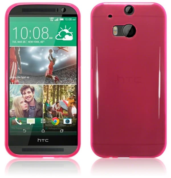Bakskal HTC One M8 / M8S Hot Pink