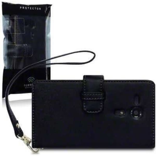 Mobilväska Xperia SP Black Tan