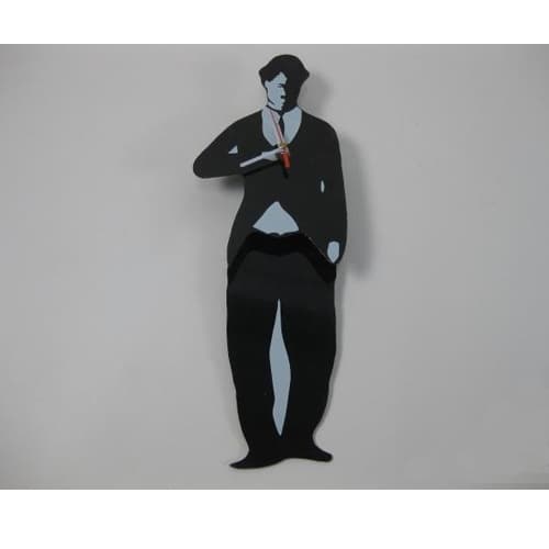 Väggklocka - Charlie Chaplin