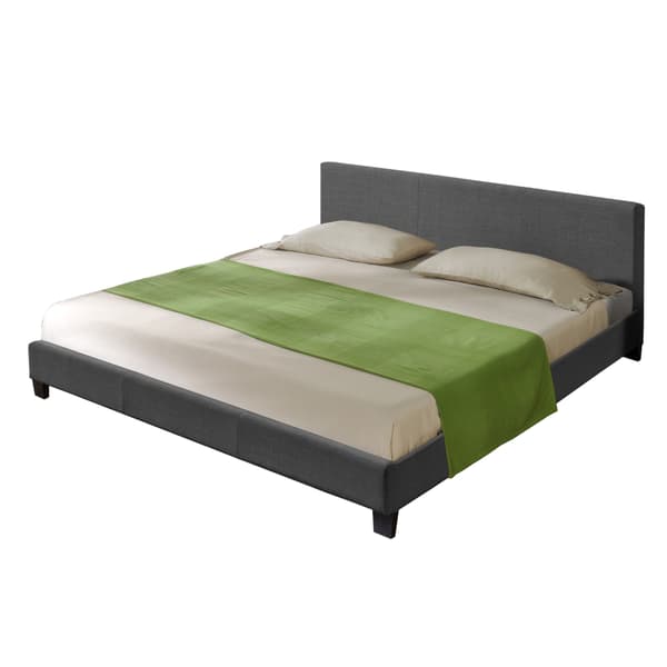 Corium® Kontinentalsäng Sandnes - textil - (180 x 200 cm) - mörkgrå