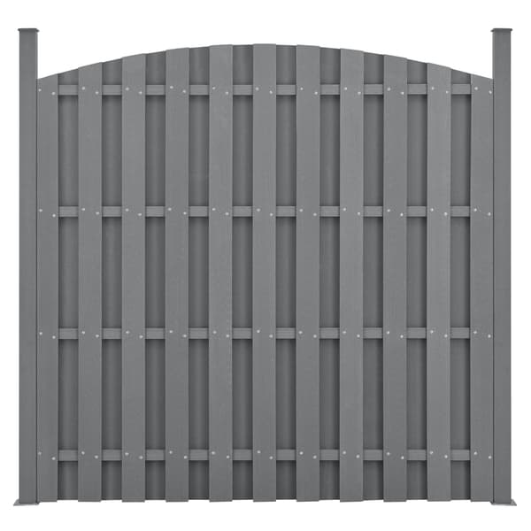 [neu.holz]® Hegn WPC grå 185 x 376 cm - sæt 2