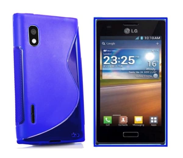 Back Cover Optimus L5 Style Blue