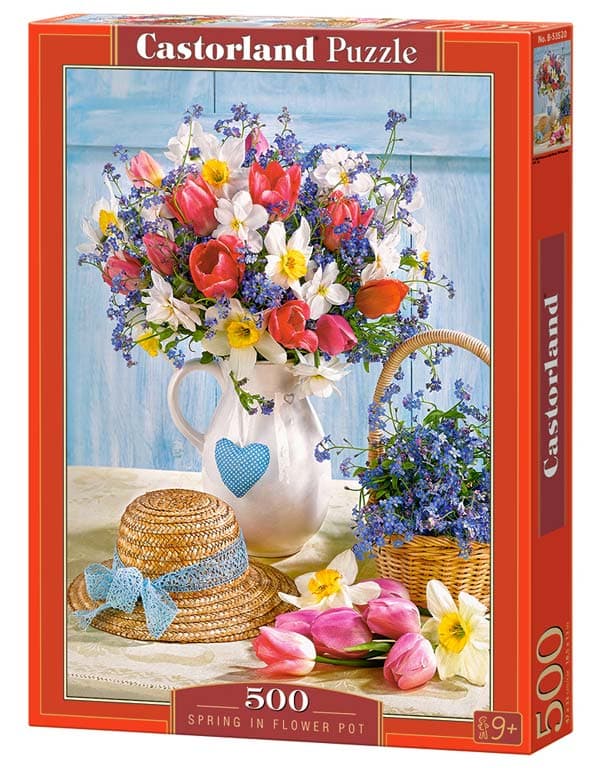 Castorland Pussel - Vårblommor 500 Bitar