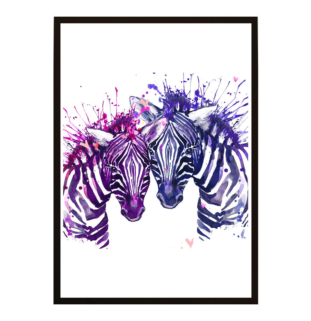 ZEBRA PARADIS POSTER