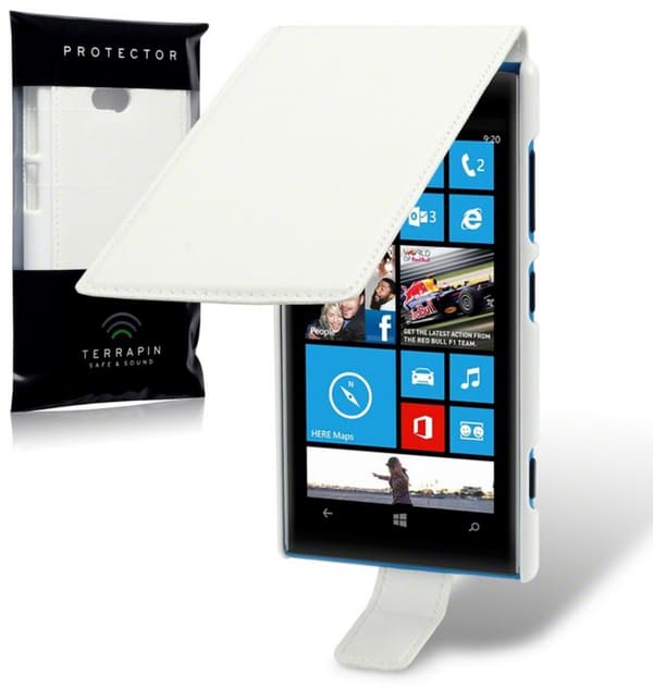 Flipväska Lumia 720 White Slim