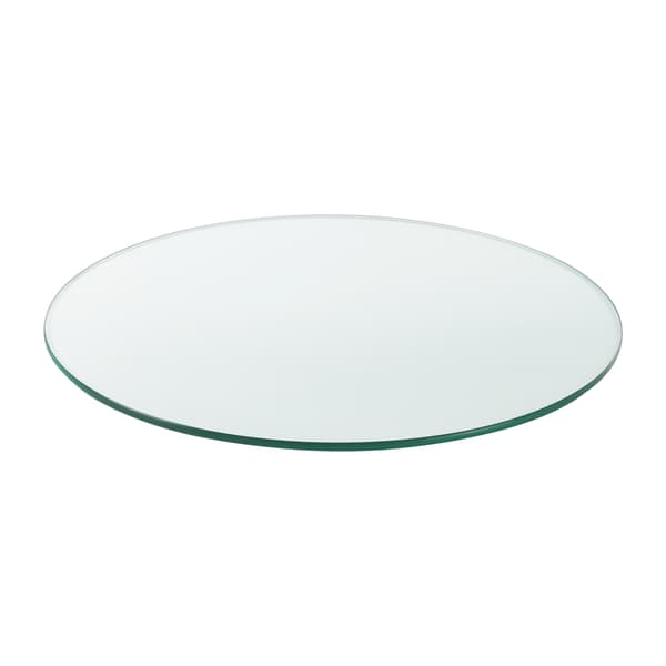 [neu.haus]® Bordskkiva av härdat glas-Ø90cm-rund
