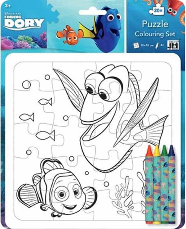 Disney Hitta Doris - Färglägg ditt eget pussel, Pysselset