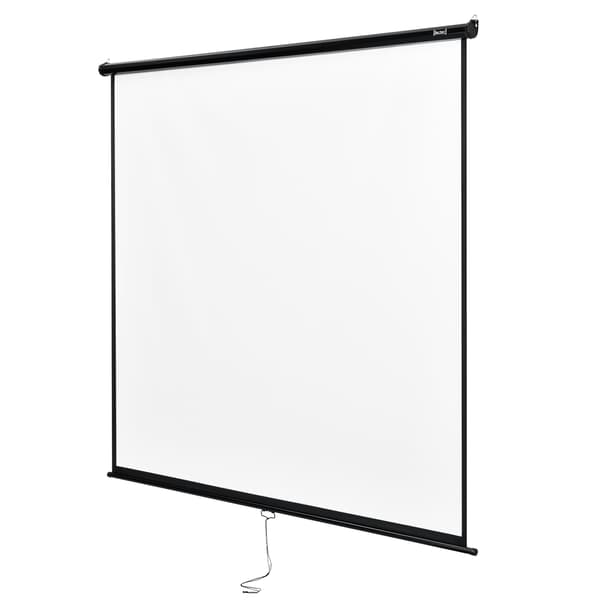 [in.tec] Projektorlærred-Projektorskærm - 113 inch / 287 cm - 213x216x6cm - HD / 3D - PVC belægning - Gain: 1,1