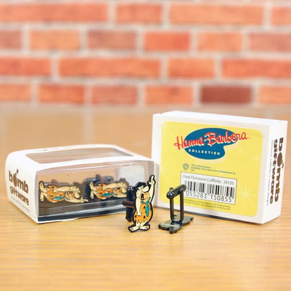 Manschettknappar 2-pack - Fred Flintstone (Fred Flinta)