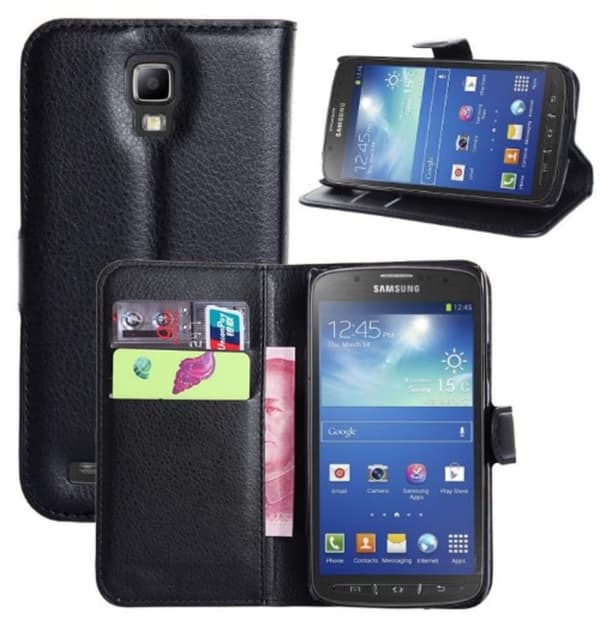 Mobilväska Galaxy S5 Mini Black w/Stand