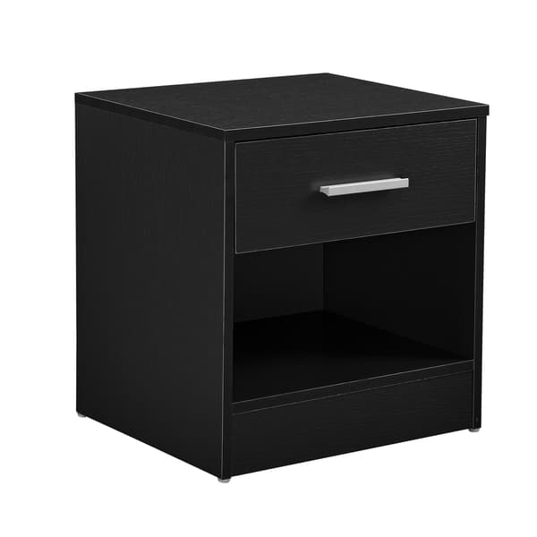 [en.casa]® Sängbord / Avlastningsbord Klovsta-38x36,5x29,5cm-svart