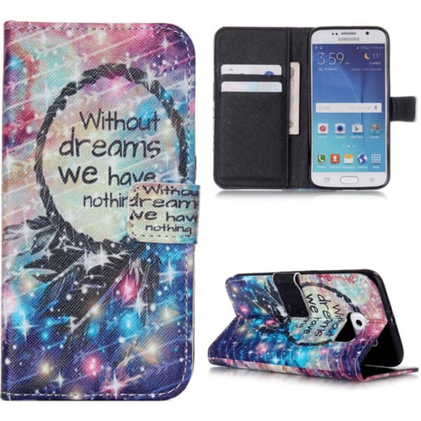 Plånboksfodral Galaxy S6 Edge – Without Dreams We Have Nothing