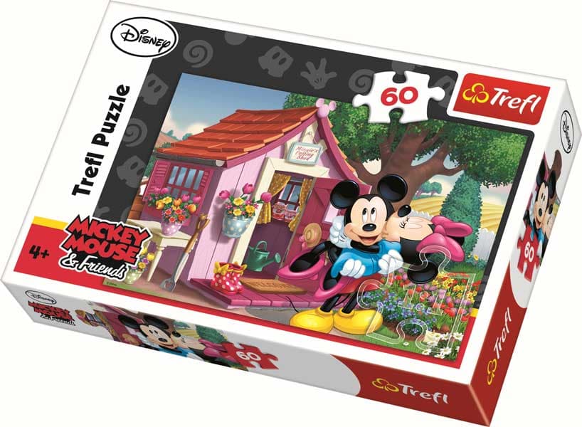 Disney Musse Pigg & Mimmi i trädgården 60 Bitars
