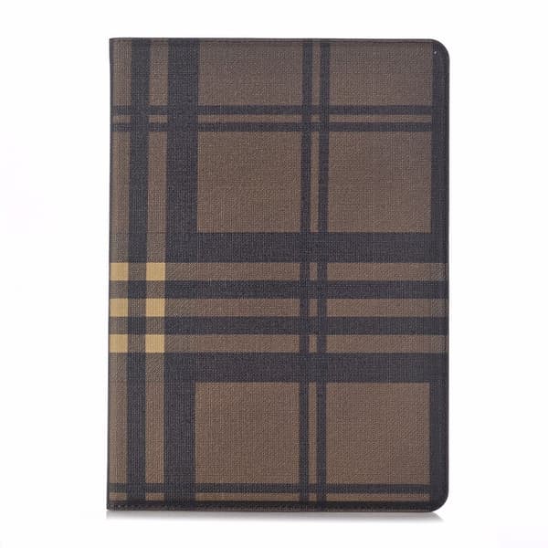 Plånboksfodral Apple iPad Air / Air 2 - Rutmönster Brun