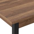 Miniatyrbild 4 av 6: [en.casa]® Matbord Den Haag-120x60x75cm-pulverlackerat stål-melaminbelagd MDF-valnöt imitation-svart-plats för 4