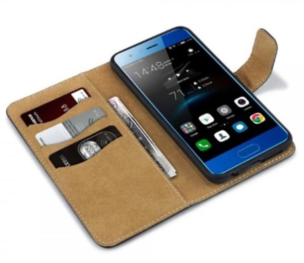 Mobilväska Huawei Honor 9 Black/Tan