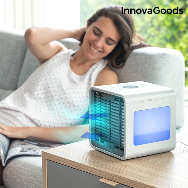 Freezy Cube Luftkylare med LED