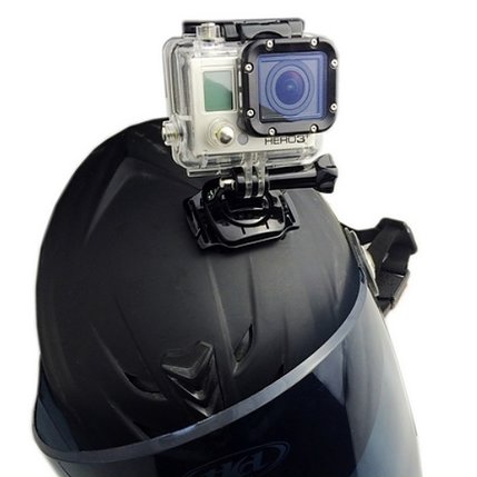 360 graders roterende hjelmbånd til GoPro Hero 1 2 3 3+ 4 4+