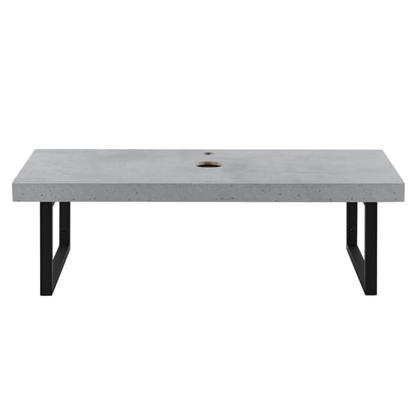 [neu.haus] Bänkskiva till badrum-kan väggmonteras-100x45x30cm-metall-melaminbelagd spånskiva-matt svart-betongkänsla