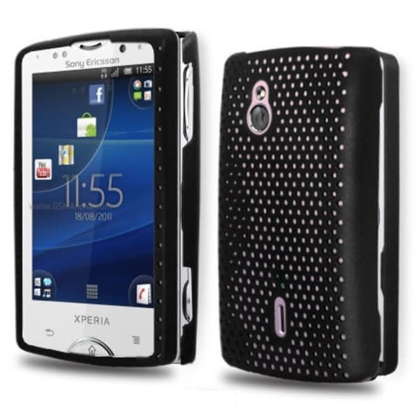 Hard Case Xperia Mini Pro Black Dots