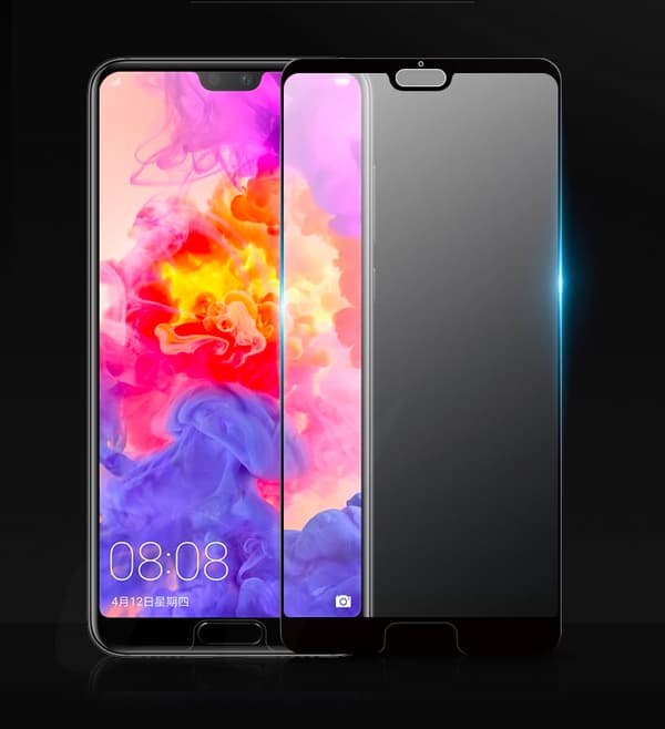 Heltäckande härdat glas till Huawei P20 pro