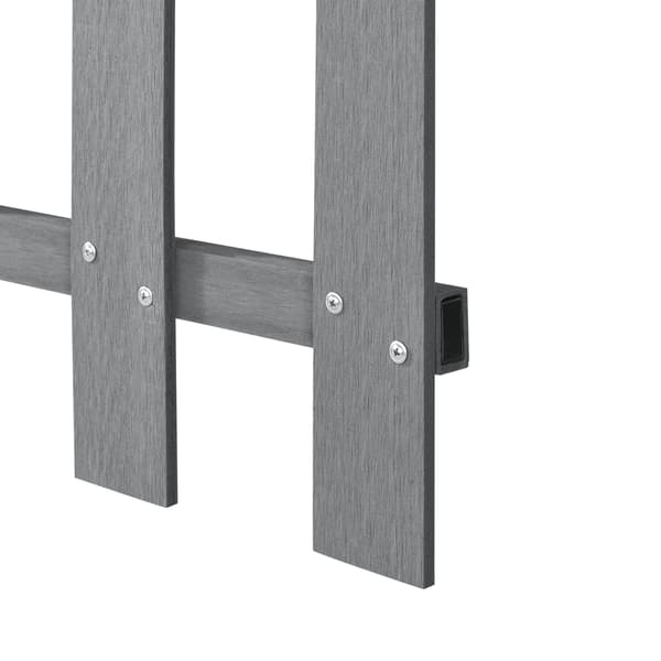 [neu.holz] WPC Hegn - 200x60cm - 12 paneler - grå