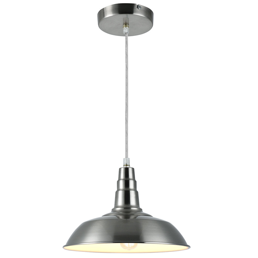 Bild av [lux.pro]® Stilig taklampa - silver / vit