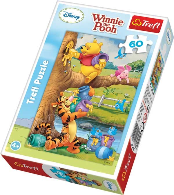 Disney Nalle Puh - Honung 60 Bitars
