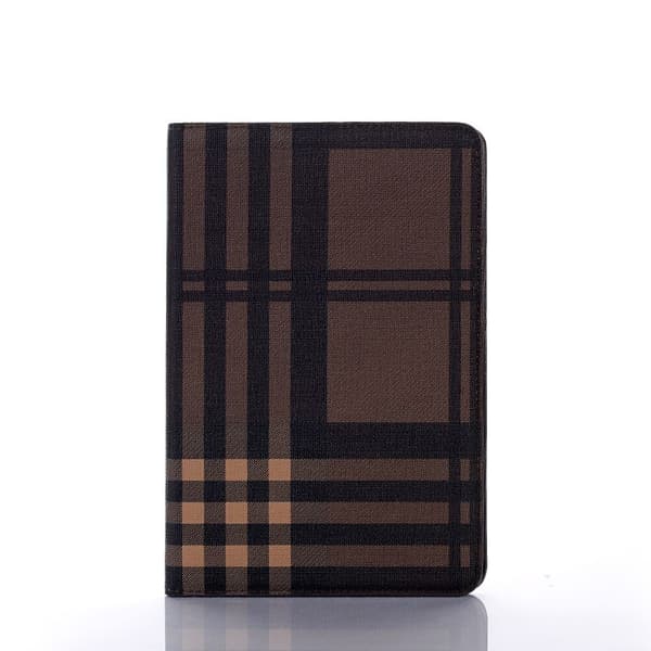 Plånboksfodral Apple iPad Mini 4 - Rutmönster Brun