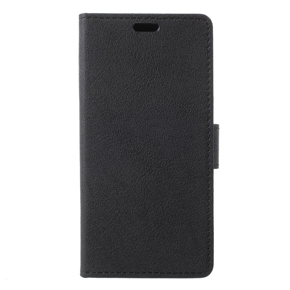 Wallet Stand Flip Mobile Phone Case for Google Pixel 3 - Black