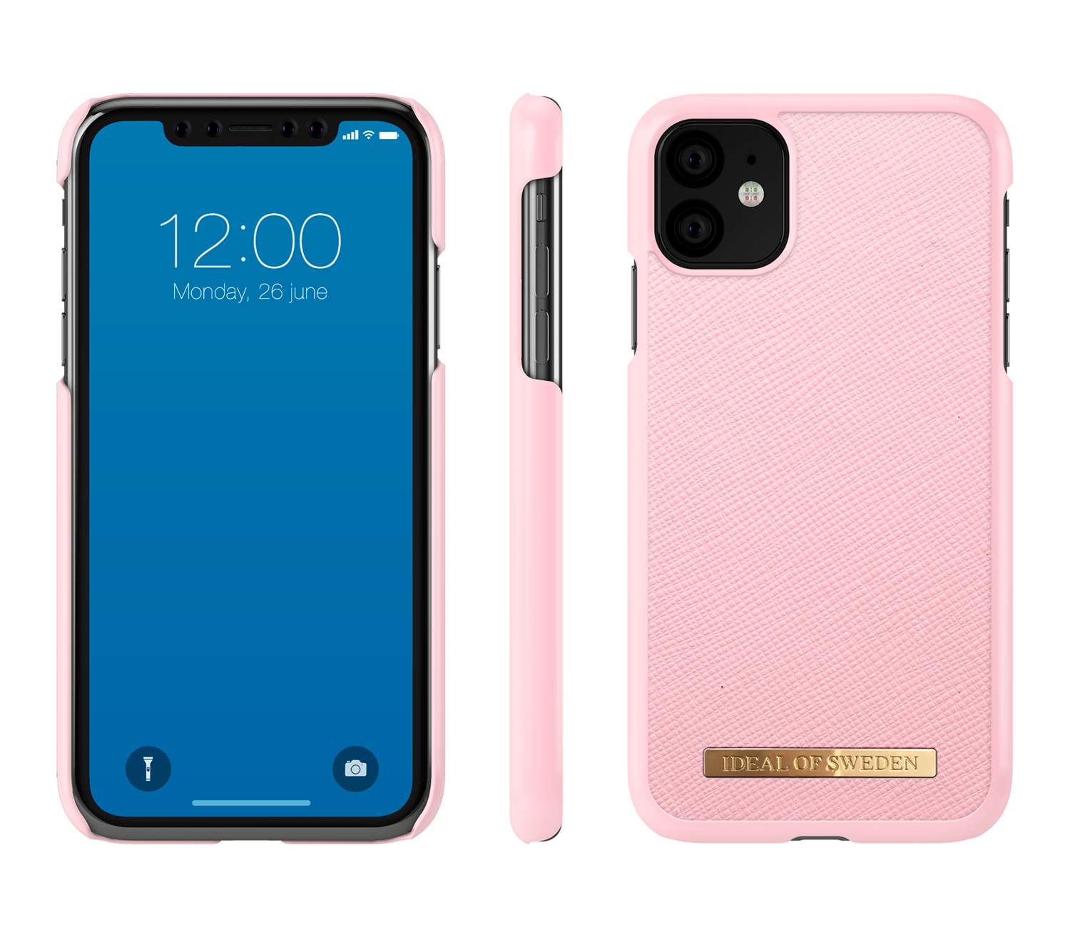 iDeal Of Sweden iPhone 11 Saffiano Case - Pink