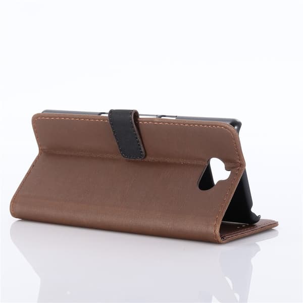 Retro Wallet Stand Case for Sony Xperia XA3 - Coffee