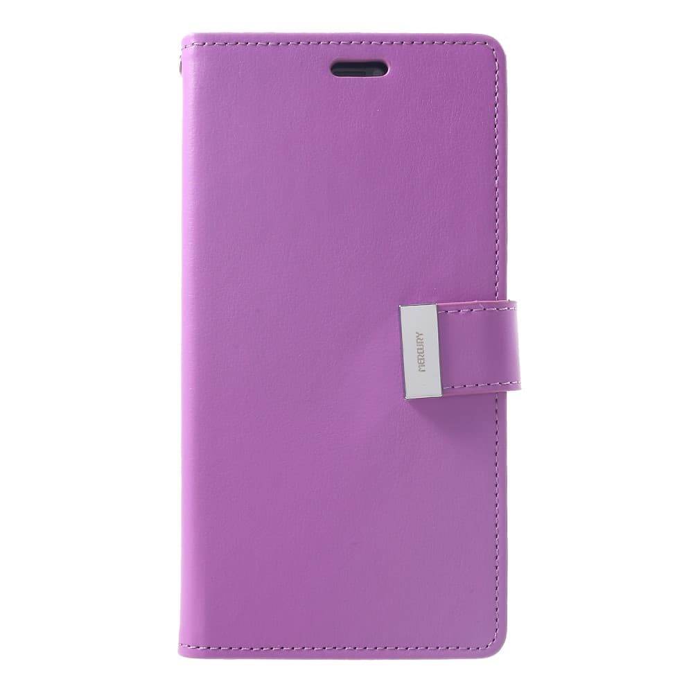 MERCURY GOOSPERY Rich Diary Wallet Case iPhone XS Max - Purple