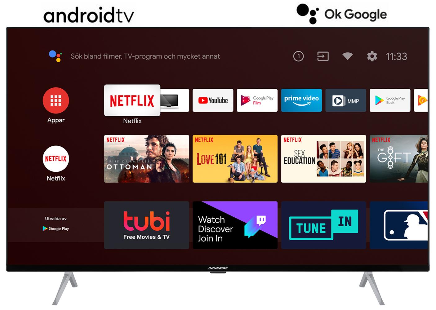 Digihome 43UAN201 Android Smart-TV 43"