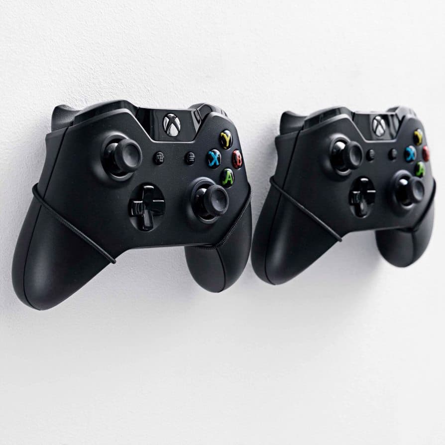 2x Xbox controller wall mounts Black by FLOATING GRIP® CDON