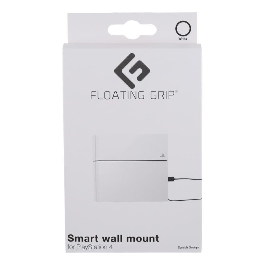 PS4 (original) wall mount White by FLOATING GRIP®