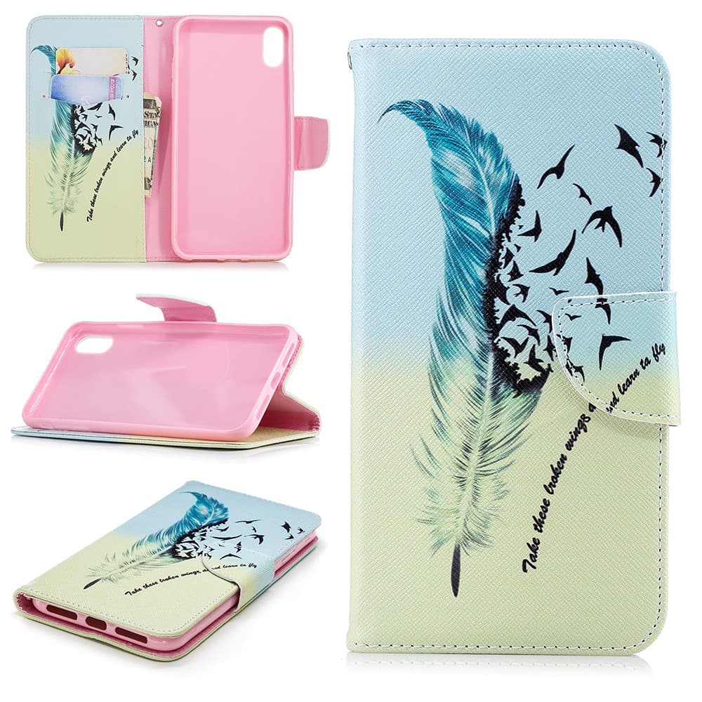 Wallet Case for iphone XS Max - Feather