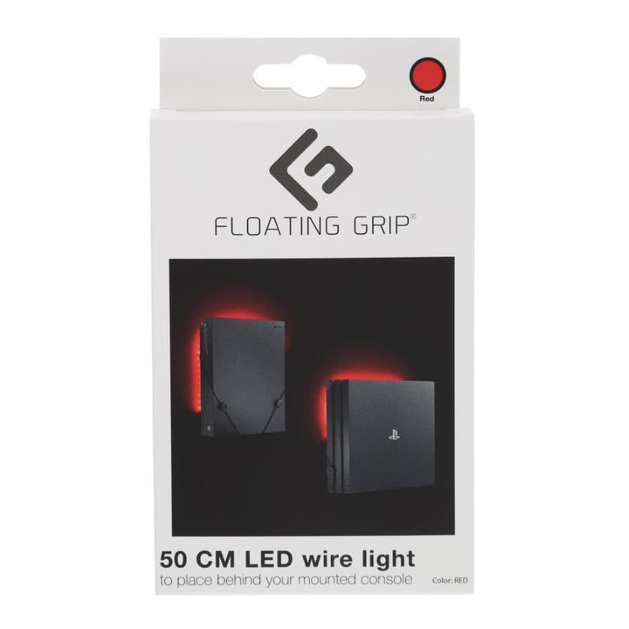 Led wire light with USB Red by FLOATING GRIP®
