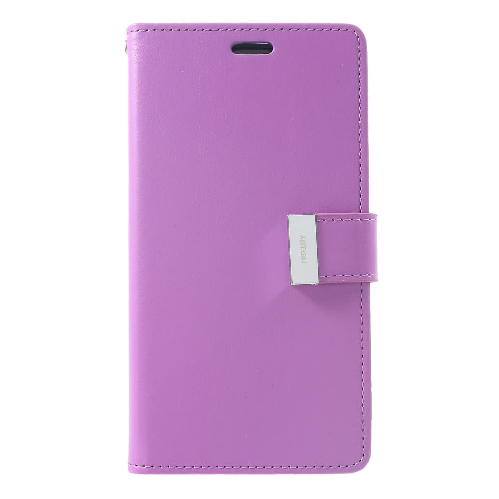 MERCURY GOOSPERY Rich Diary Wallet Case iPhone XR - Purple