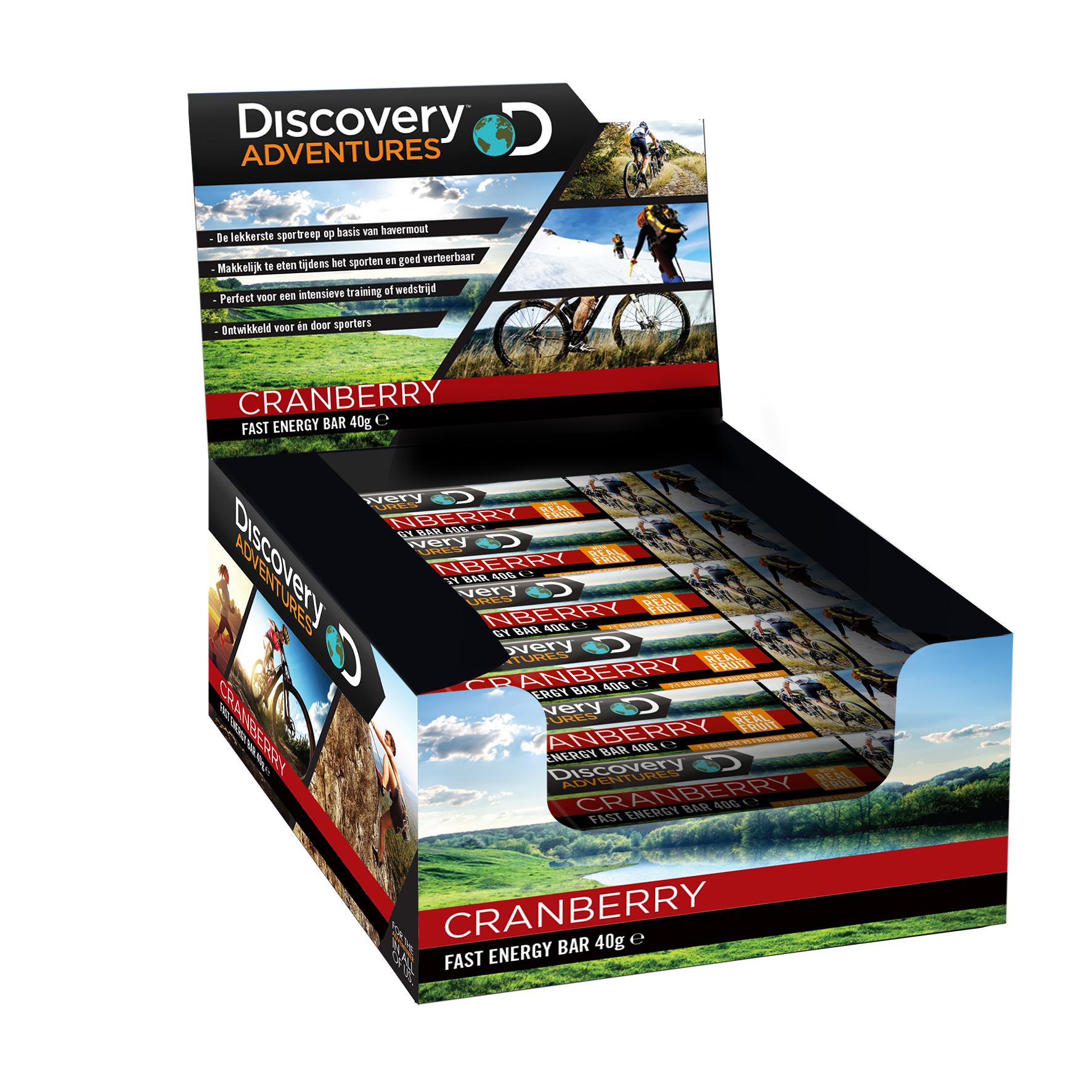 Discovery Fast Energy Bar Cranberry (20 pcs)