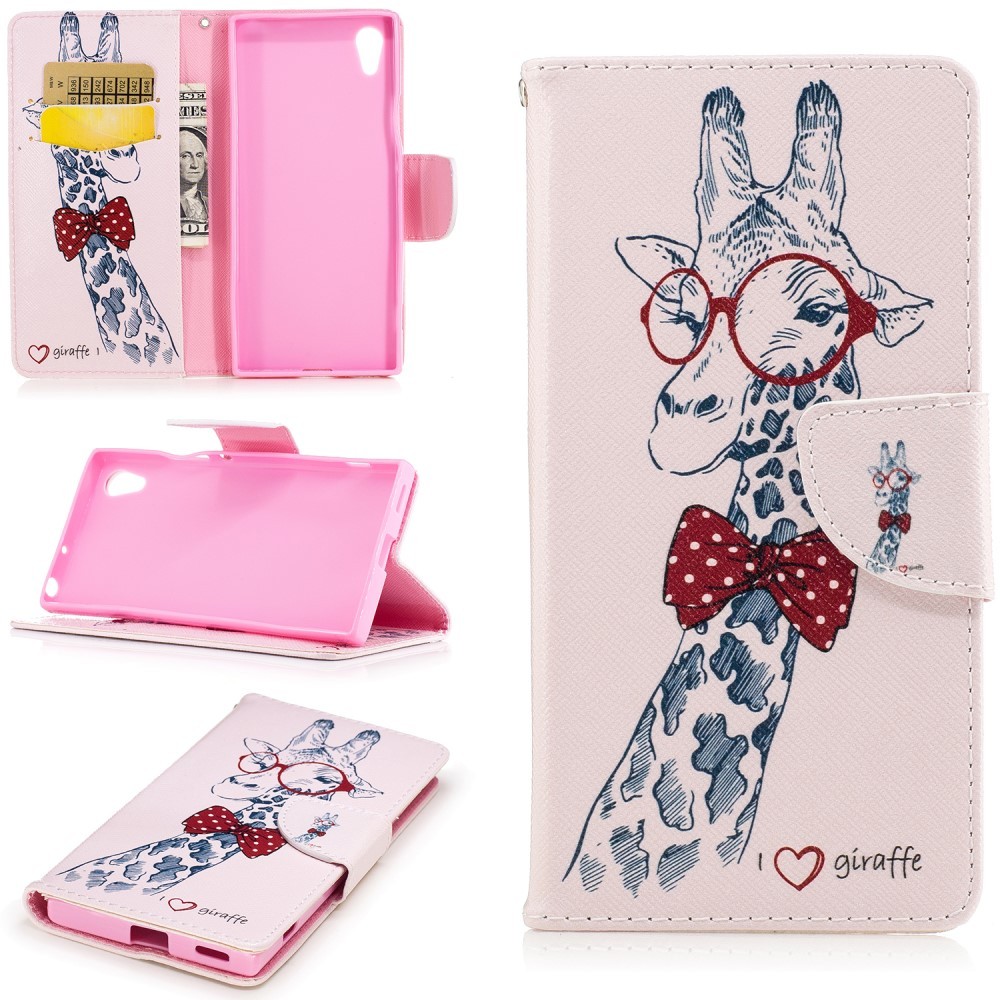 Bild av Sony Xperia XA1 Plånboksfodral - Giraffe